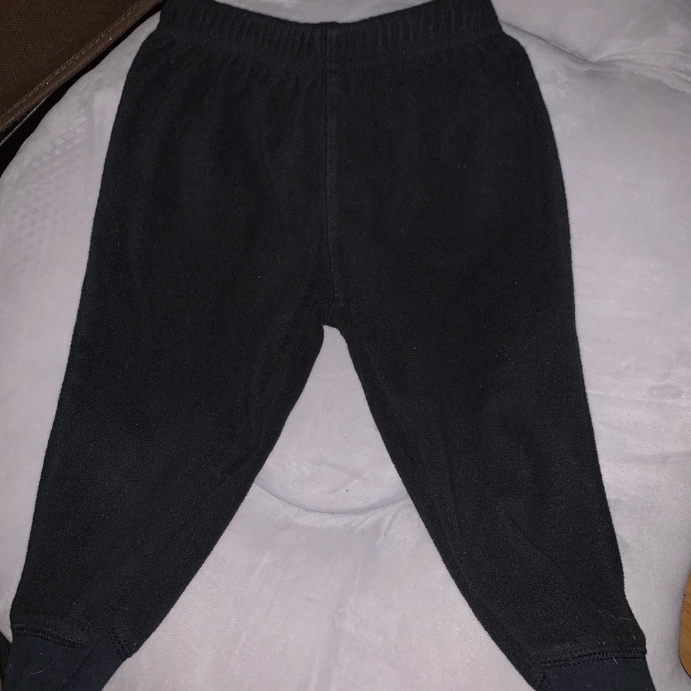 Black Carters sweats toddler 12M (used)